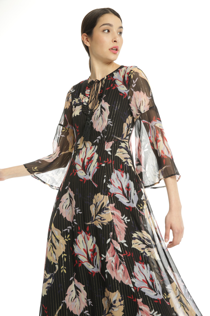 Silk dress with lurex yarn Intrend Silk dress with lurex yarn Intrend