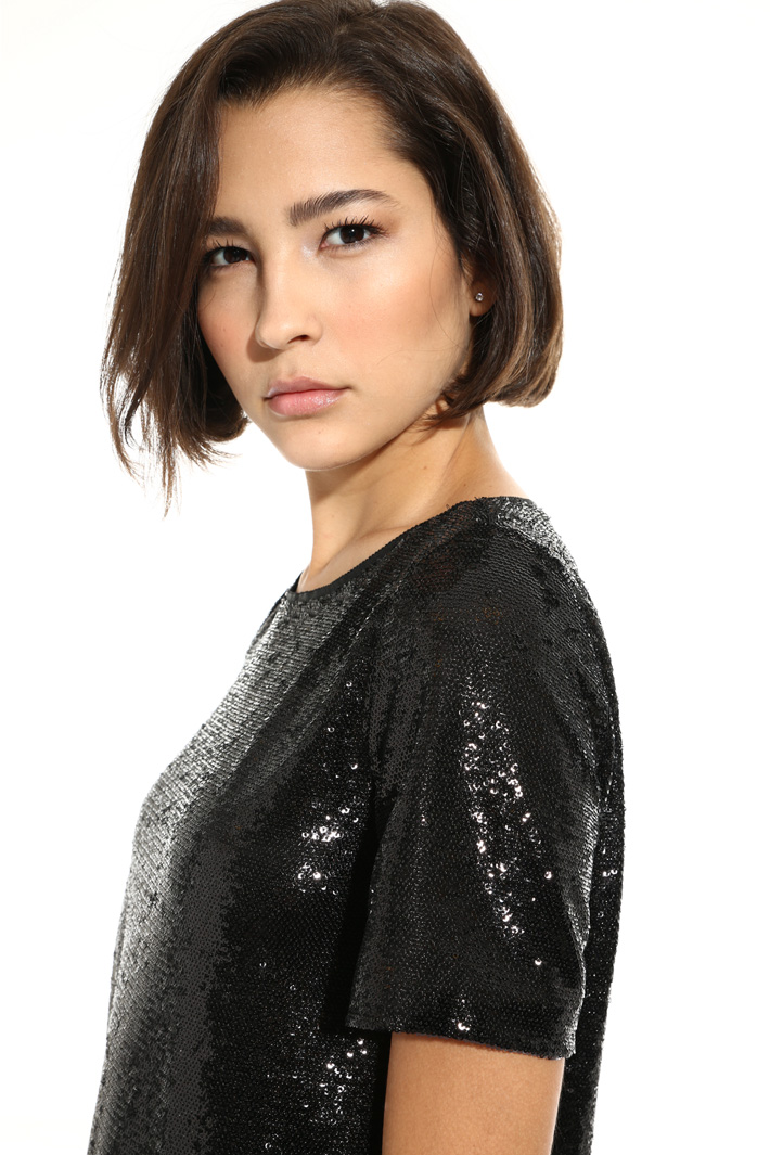 Sequin mini dress Intrend Sequin mini dress Intrend