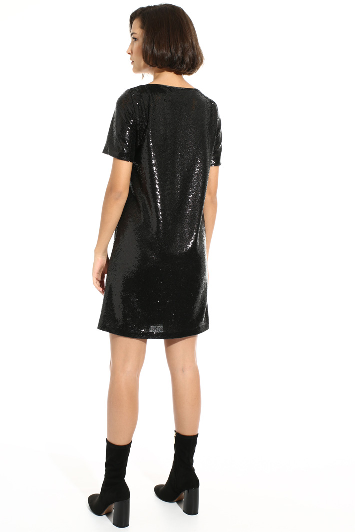 Sequin mini dress Intrend Sequin mini dress Intrend