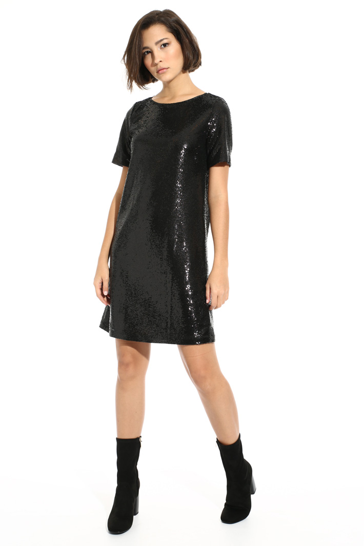 Sequin mini dress Intrend Sequin mini dress Intrend