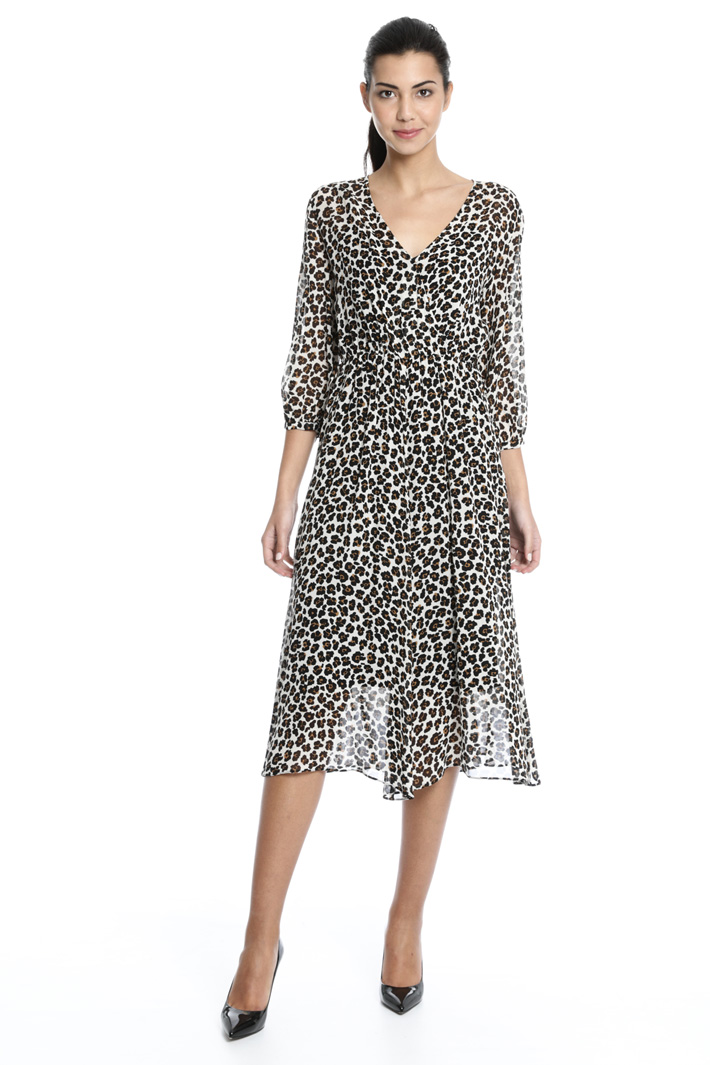 Viscose georgette dress Intrend Viscose georgette dress Intrend