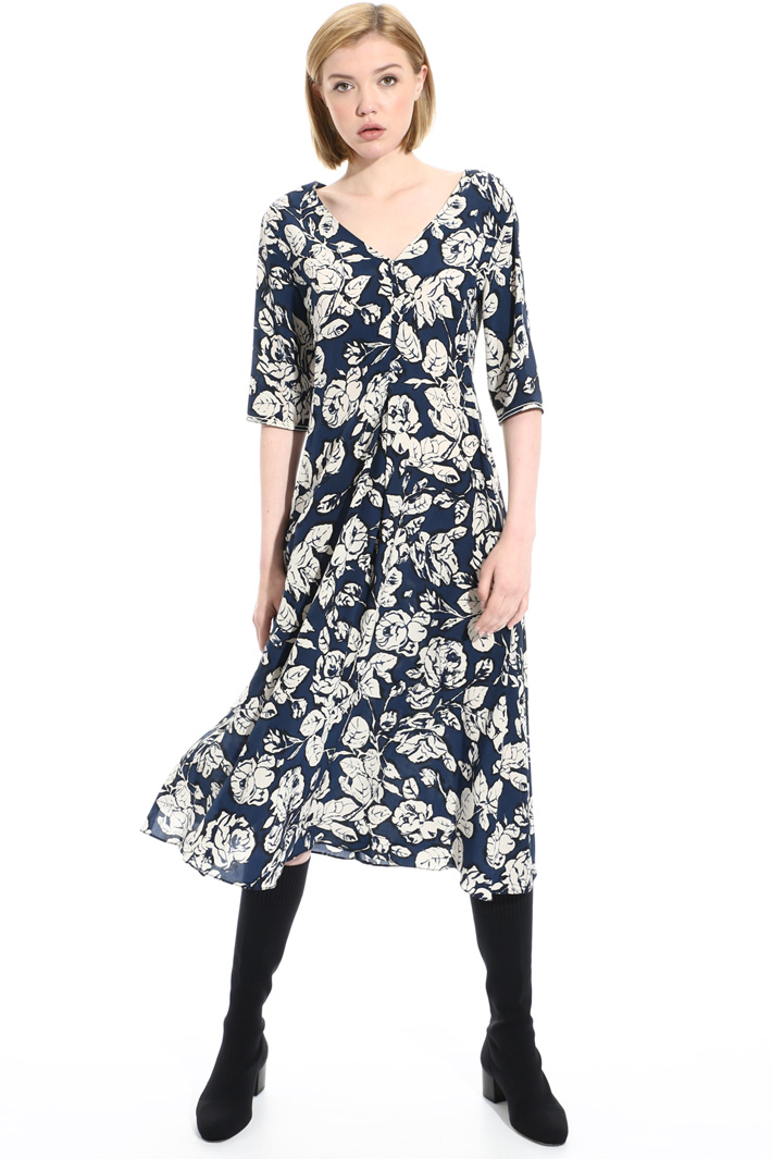 Silk midi dress Intrend Silk midi dress Intrend