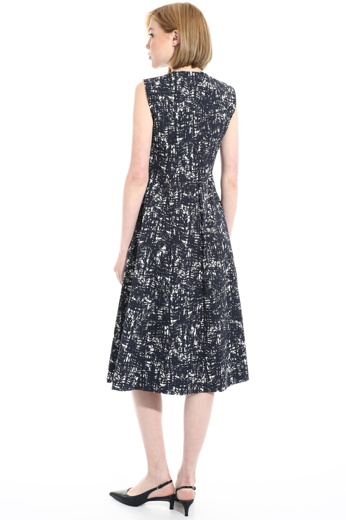 Stretch cotton midi dress Intrend Stretch cotton midi dress Intrend