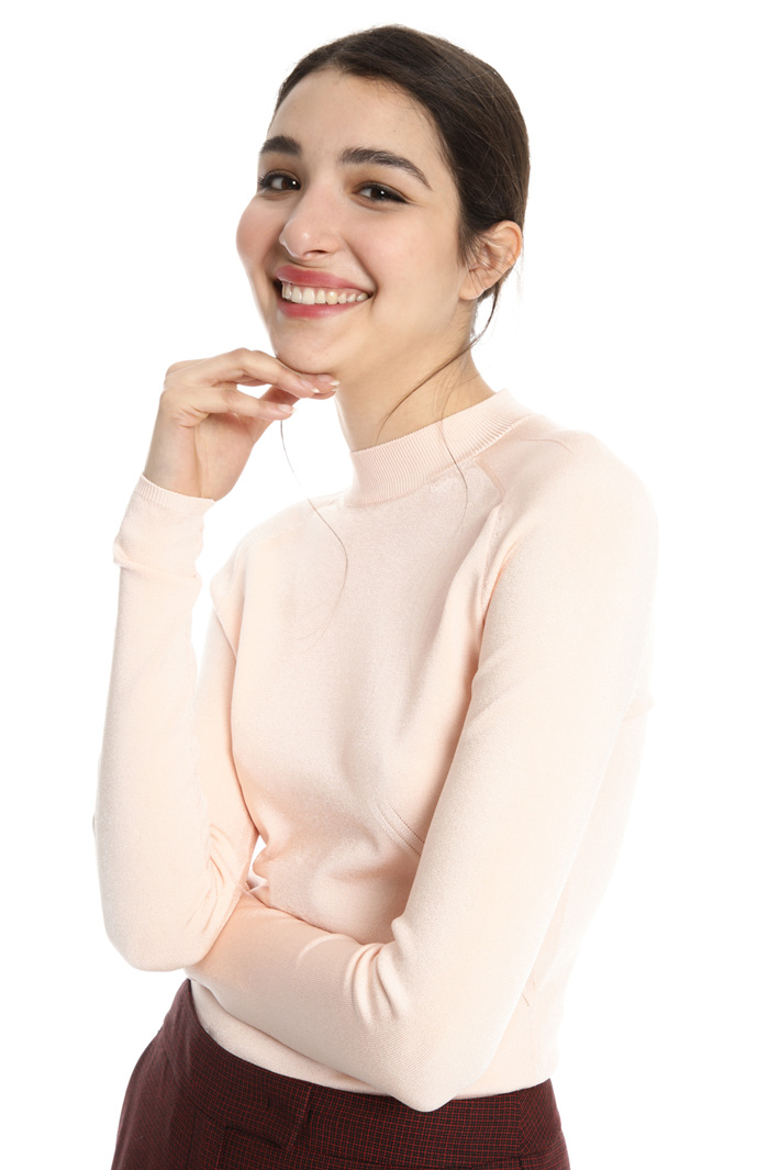 Sweater with back opening Intrend Sweater with back opening Intrend