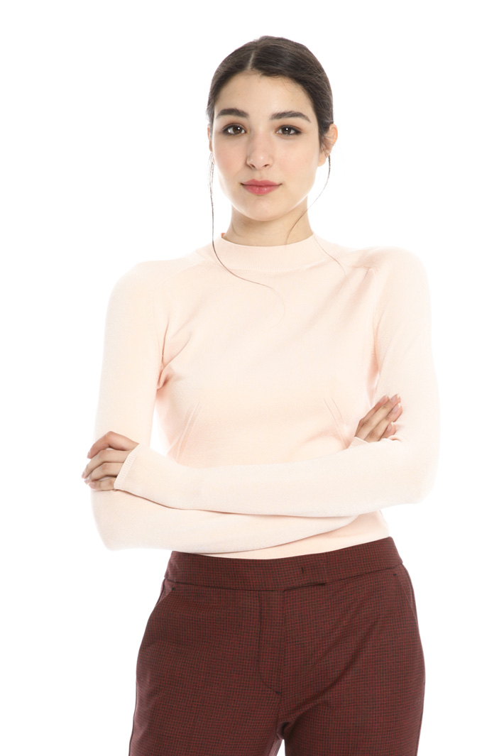 Sweater with back opening Intrend Sweater with back opening Intrend