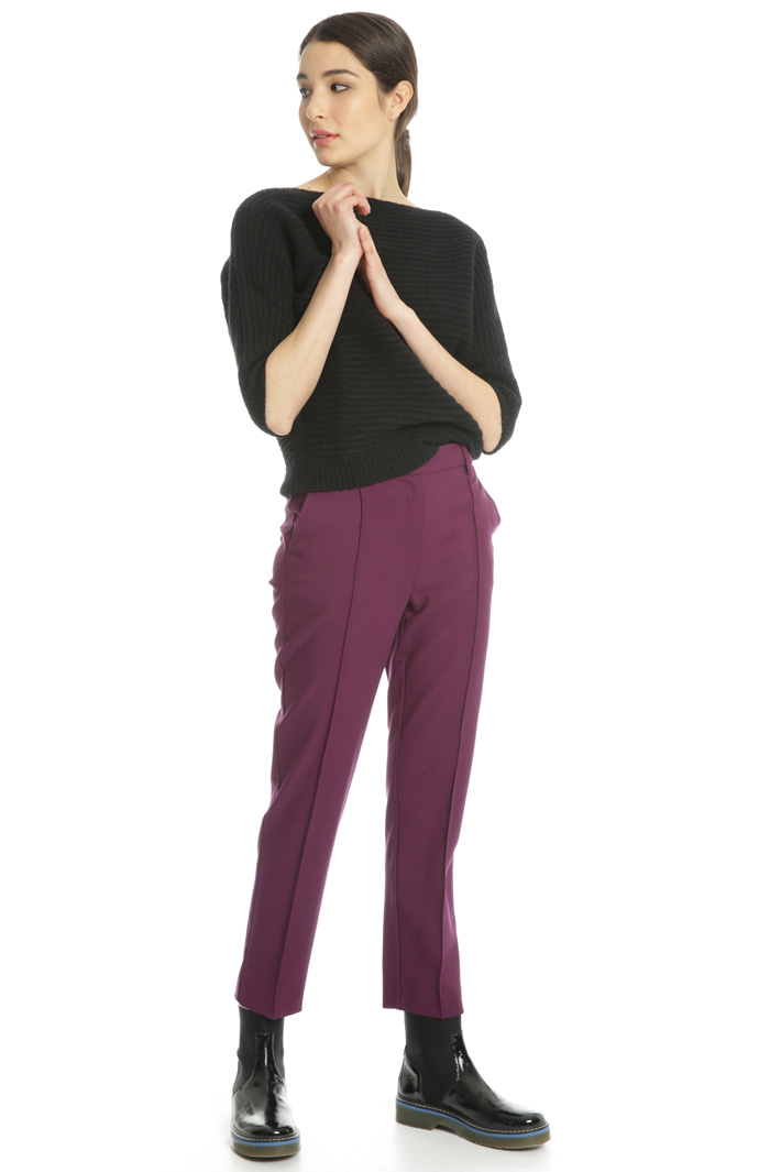 Boxy-fit ribbed sweater Intrend Boxy-fit ribbed sweater Intrend