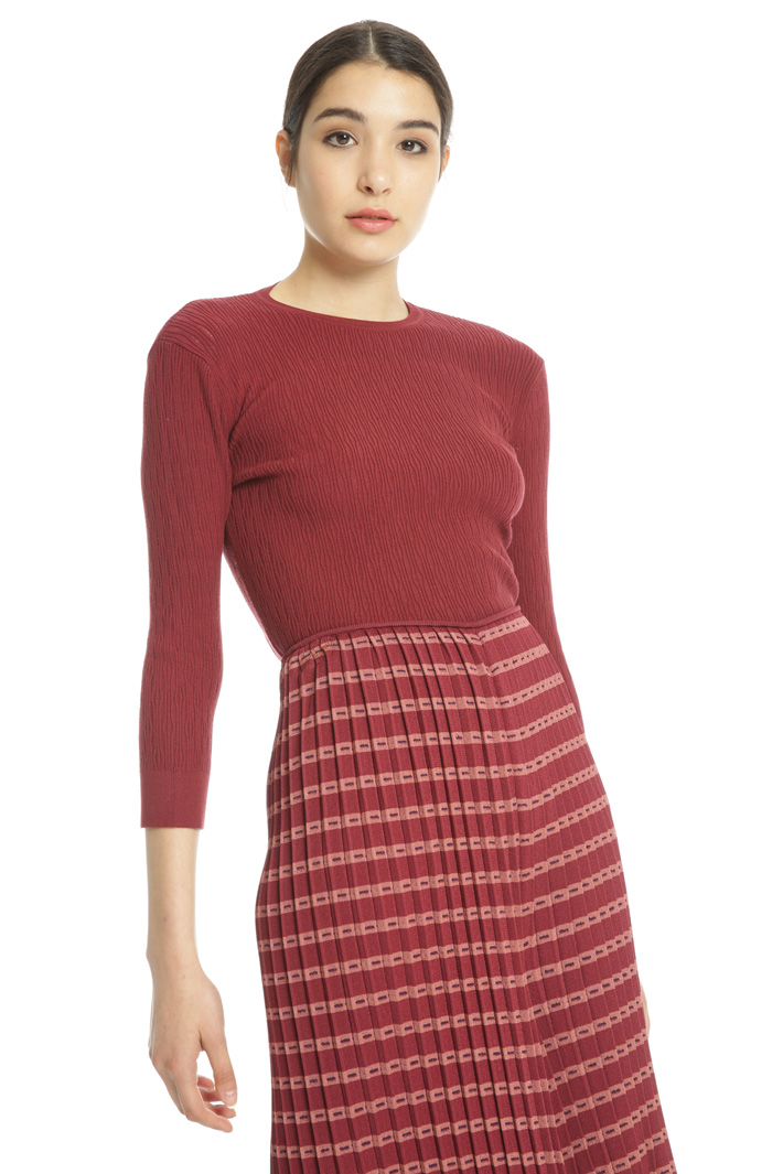 Jewel collar sweater Intrend Jewel collar sweater Intrend