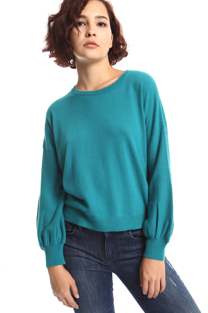 Puff sleeve sweater Intrend Puff sleeve sweater Intrend