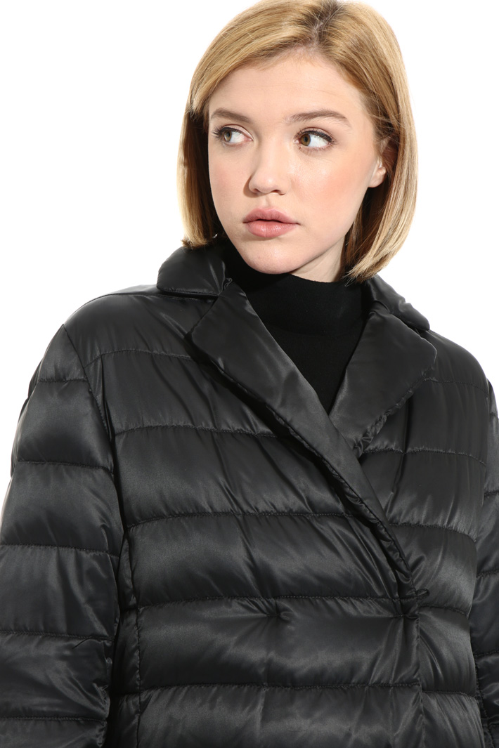 Fur trimmed down coat Intrend Fur trimmed down coat Intrend