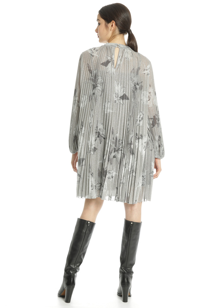 Pleated lurex jersey dress Intrend Pleated lurex jersey dress Intrend