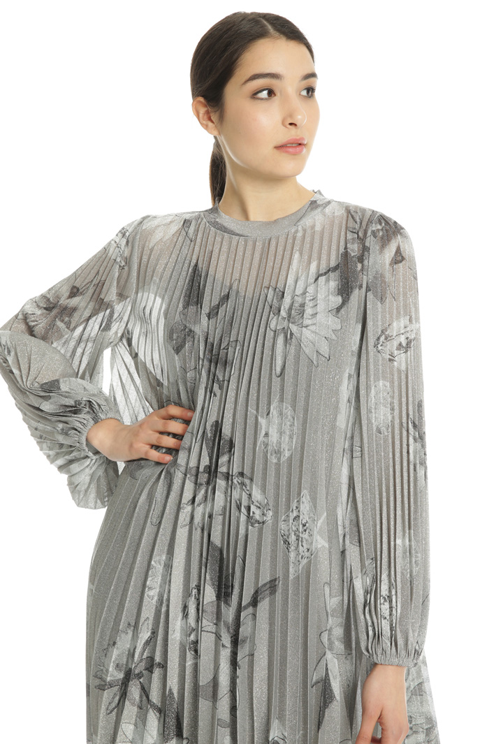 Pleated lurex jersey dress Intrend Pleated lurex jersey dress Intrend