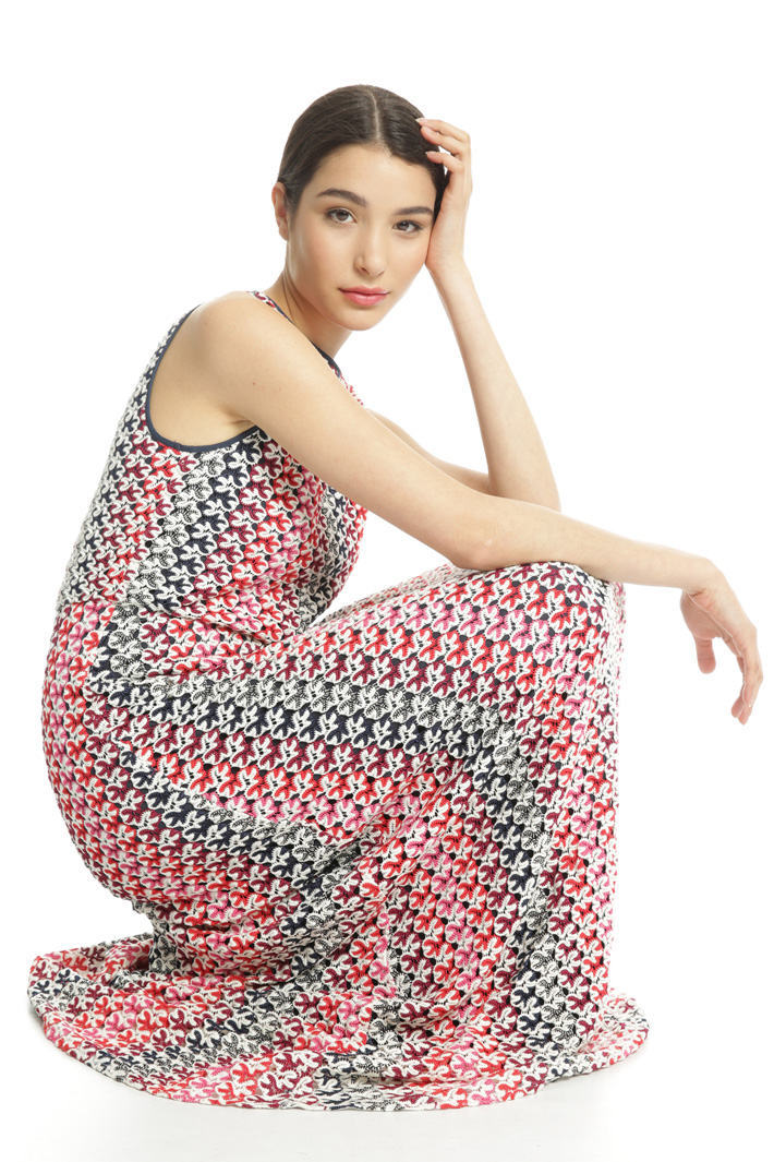 Macramé jersey dress Intrend Macramé jersey dress Intrend