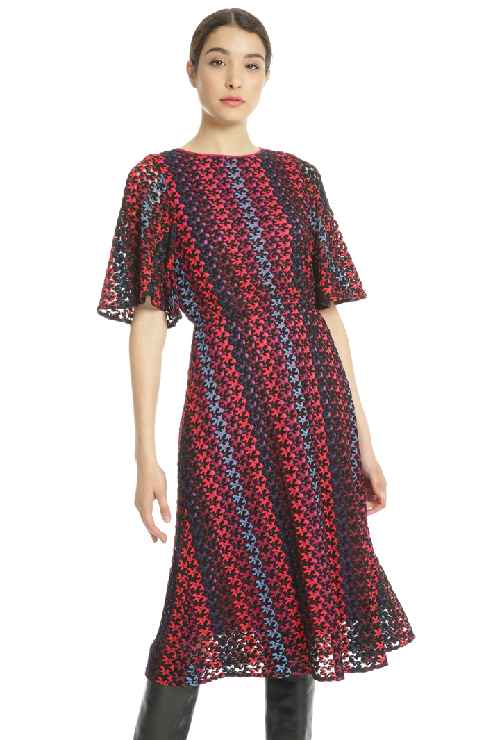 Multicoloured macramé dress Intrend Multicoloured macramé dress Intrend
