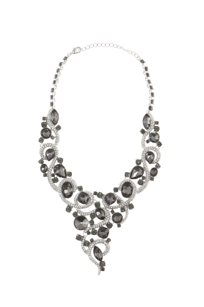 Necklace with rhinestones Intrend Necklace with rhinestones Intrend
