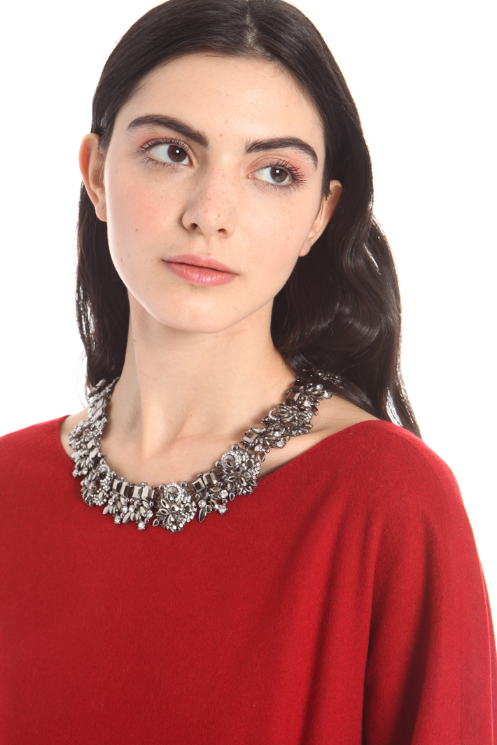 Necklace collar with stones Intrend Necklace collar with stones Intrend