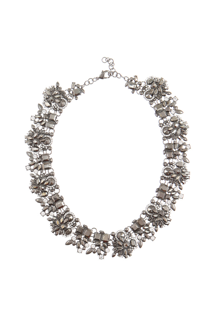 Necklace collar with stones Intrend Necklace collar with stones Intrend