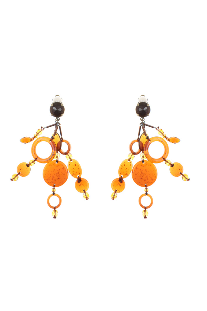 Drop earrings in resin Intrend Drop earrings in resin Intrend