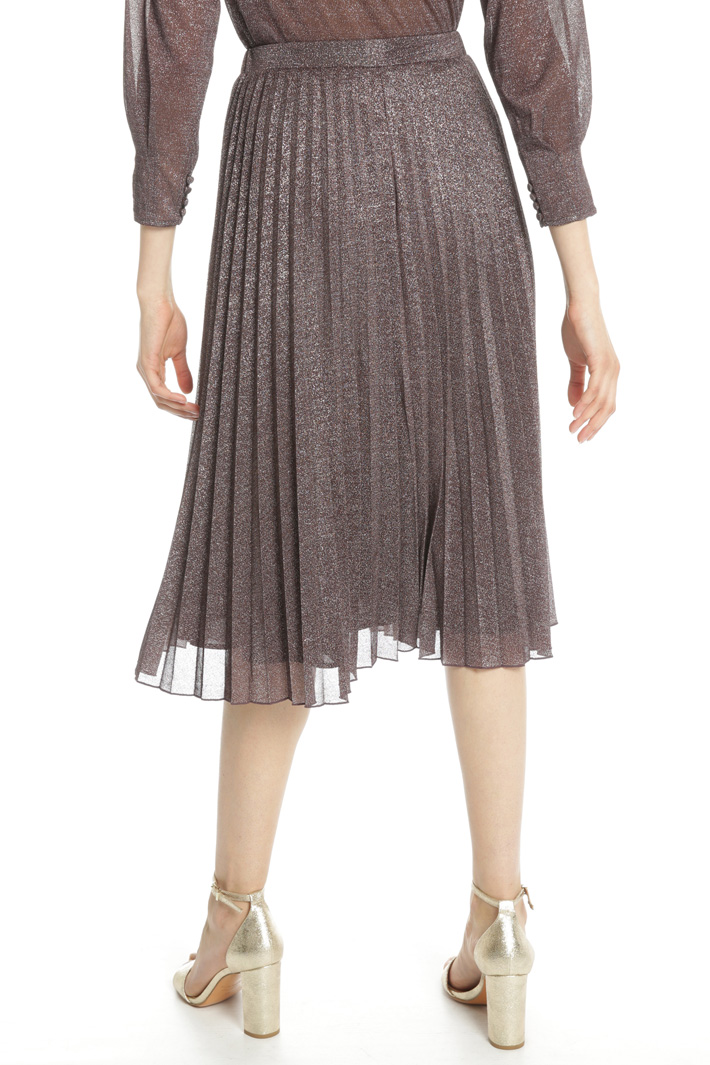 Pleated lurex skirt Intrend Pleated lurex skirt Intrend