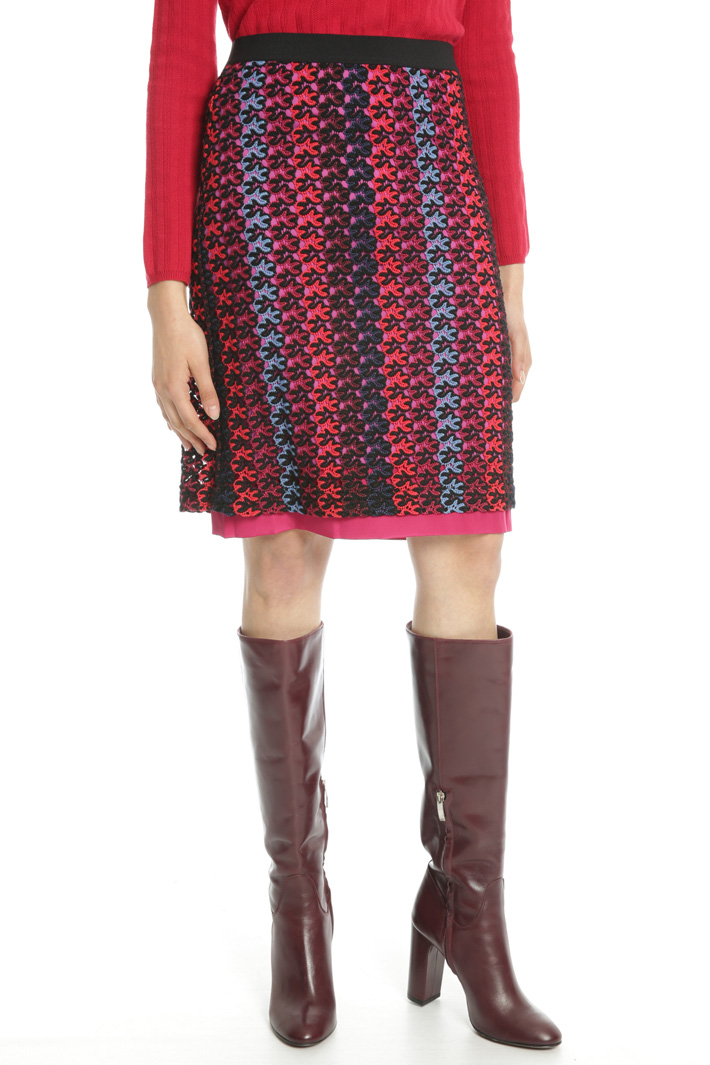 Macramé jersey skirt Intrend Macramé jersey skirt Intrend