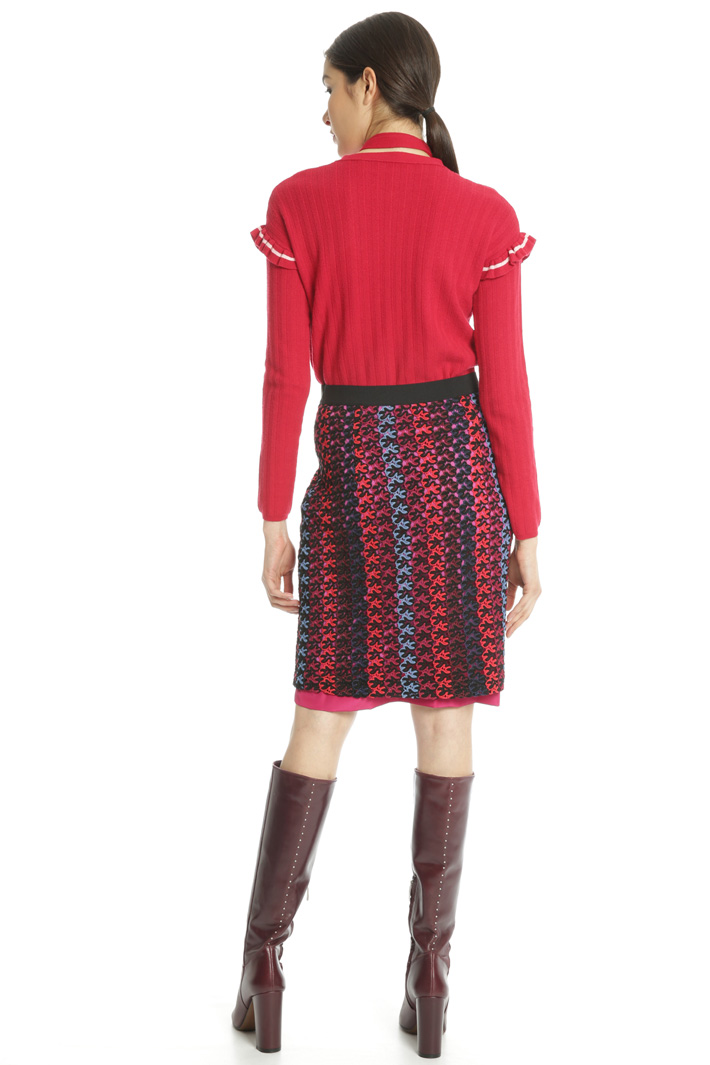 Macramé jersey skirt Intrend Macramé jersey skirt Intrend