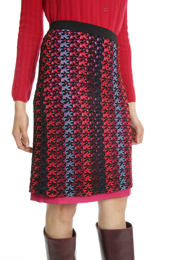 Macramé jersey skirt Intrend Macramé jersey skirt Intrend