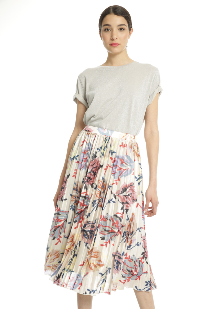Lamé jersey skirt Intrend Lamé jersey skirt Intrend