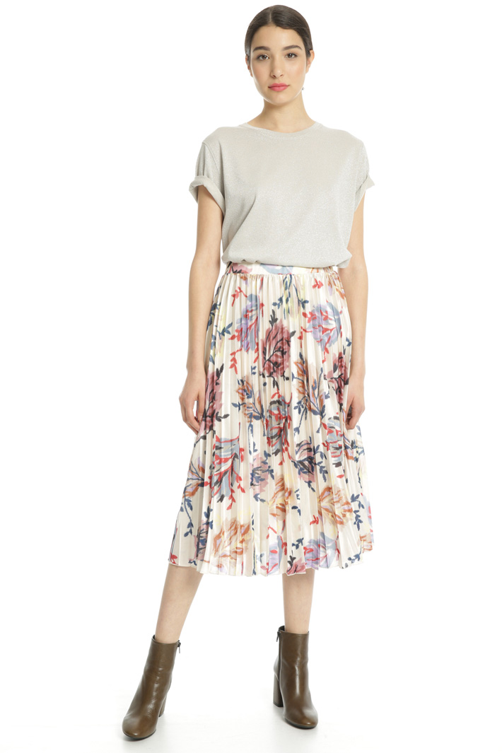 Lamé jersey skirt Intrend Lamé jersey skirt Intrend