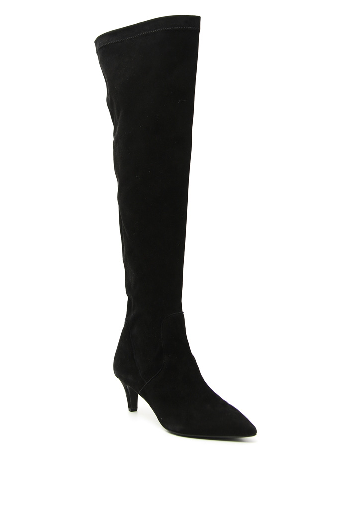 Suede over-the-knee boots Intrend Suede over-the-knee boots Intrend