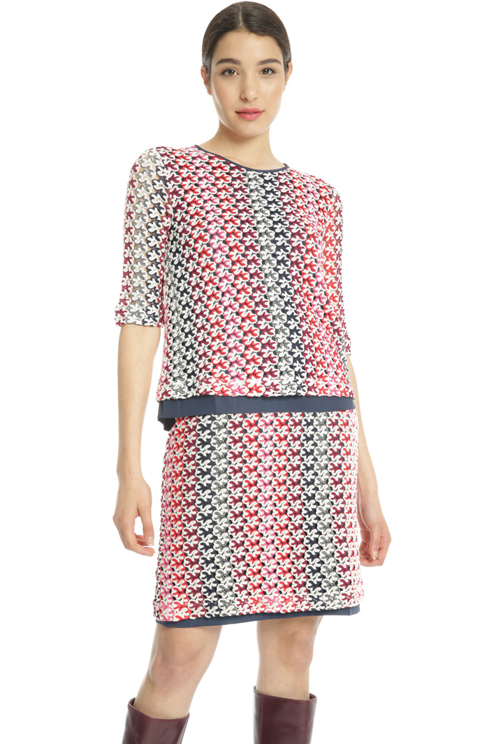 Multicoloured macramé top Intrend Multicoloured macramé top Intrend