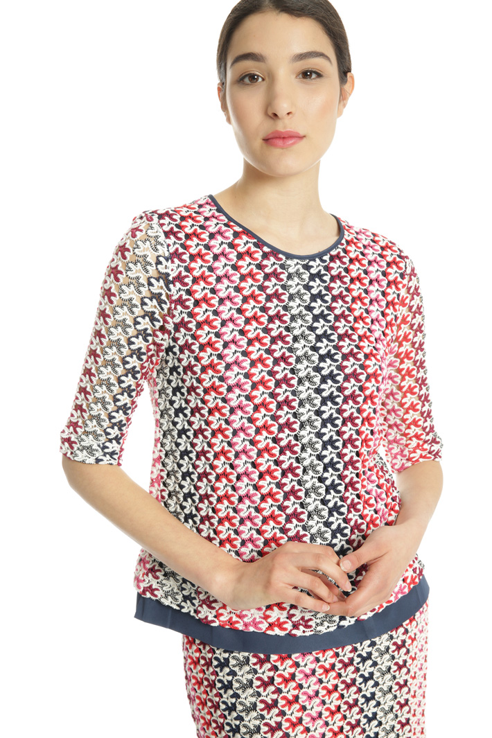 Multicoloured macramé top Intrend Multicoloured macramé top Intrend