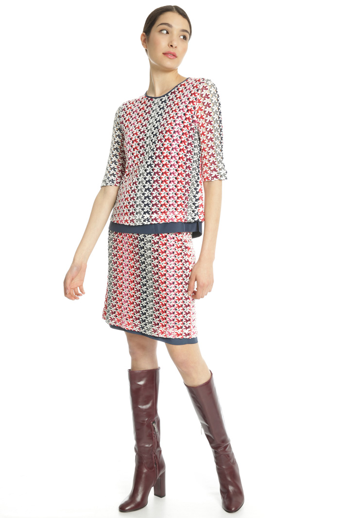 Multicoloured macramé top Intrend Multicoloured macramé top Intrend