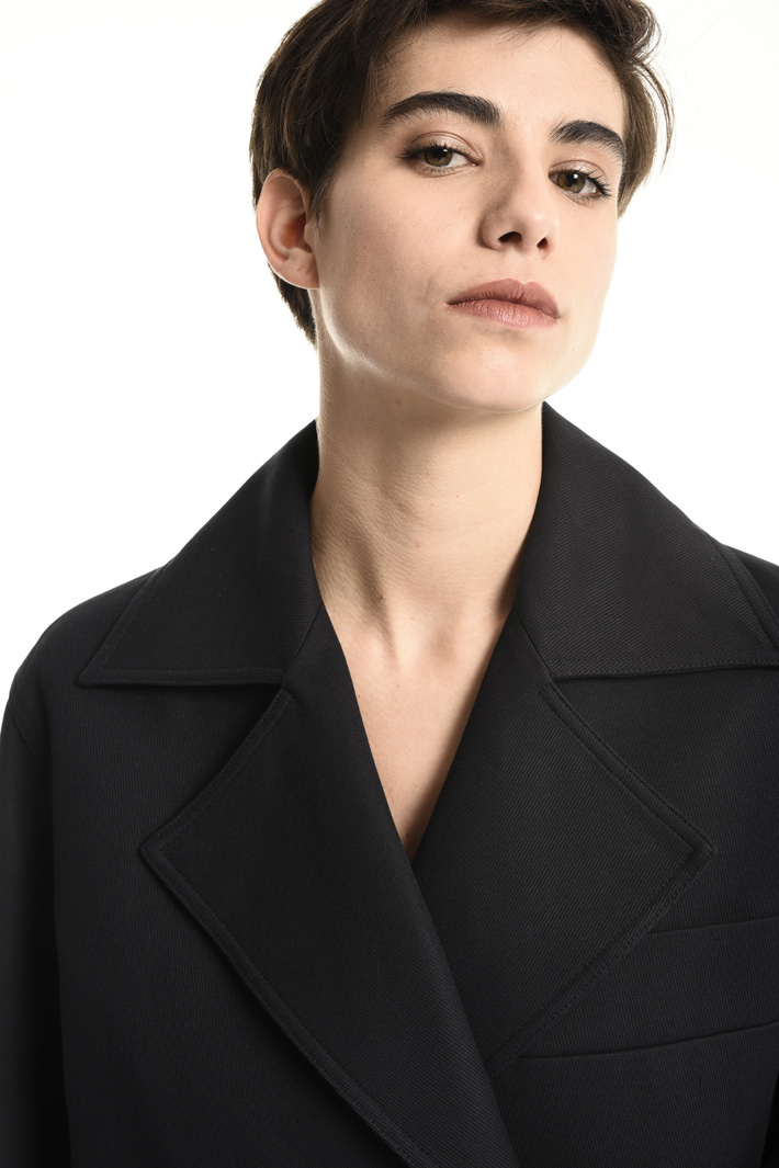 Cotton jacket with ruffles Intrend Cotton jacket with ruffles Intrend