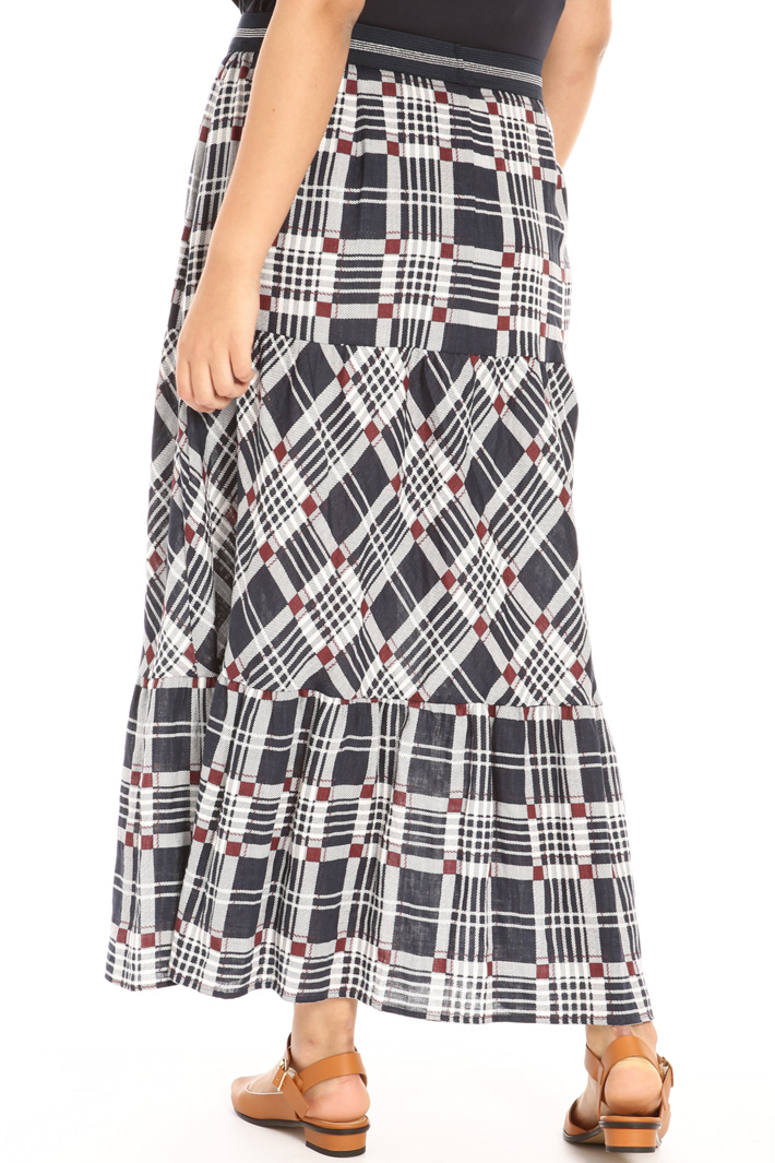 Printed linen skirt Intrend Printed linen skirt Intrend