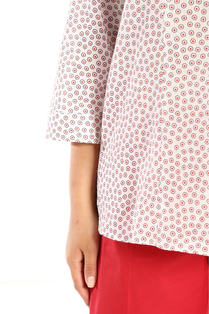 Flared cotton shirt Intrend Flared cotton shirt Intrend