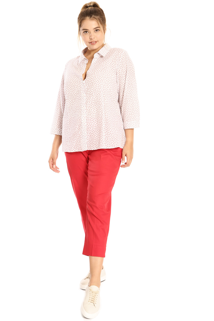 Flared cotton shirt Intrend Flared cotton shirt Intrend