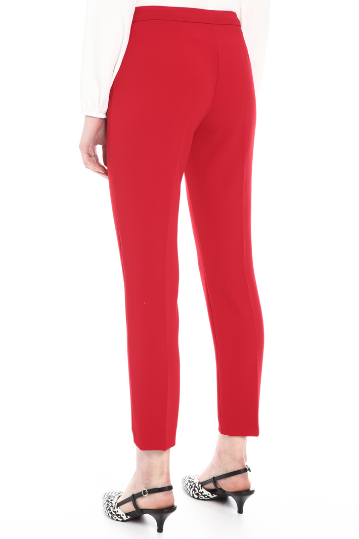 Cigarette crepe trousers Intrend Cigarette crepe trousers Intrend