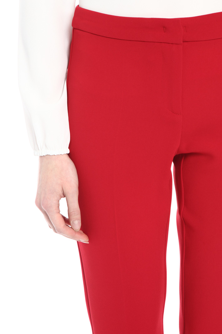 Cigarette crepe trousers Intrend Cigarette crepe trousers Intrend