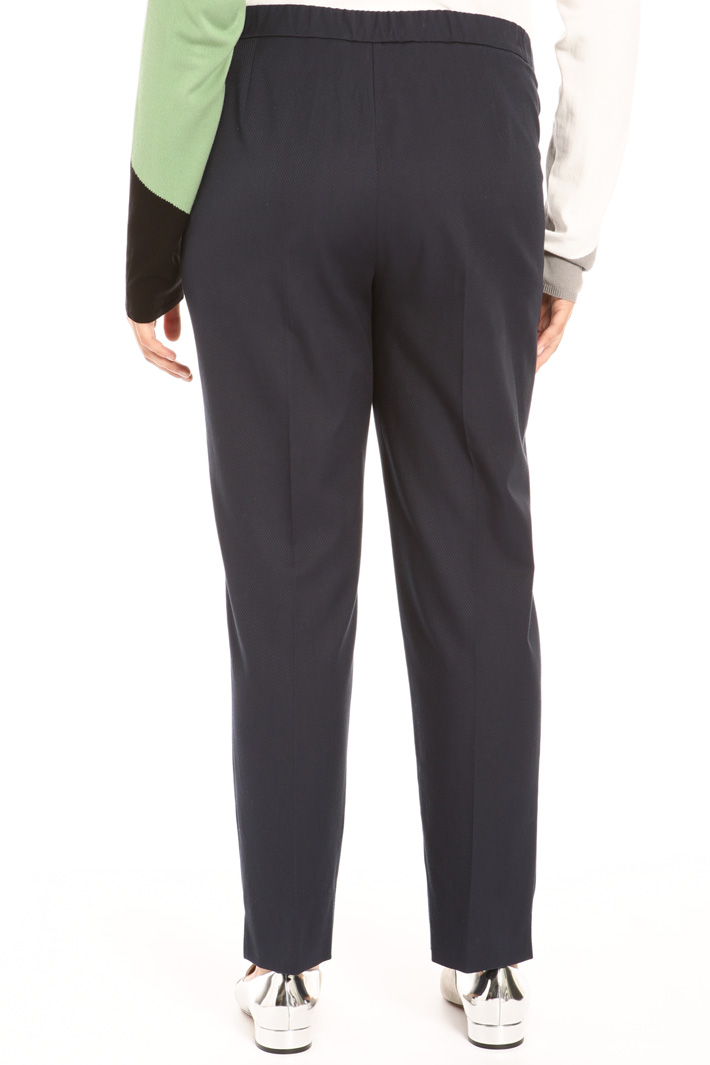 Piqué cotton trousers Intrend Piqué cotton trousers Intrend