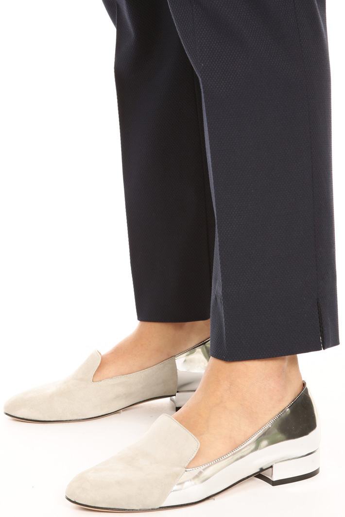 Piqué cotton trousers Intrend Piqué cotton trousers Intrend