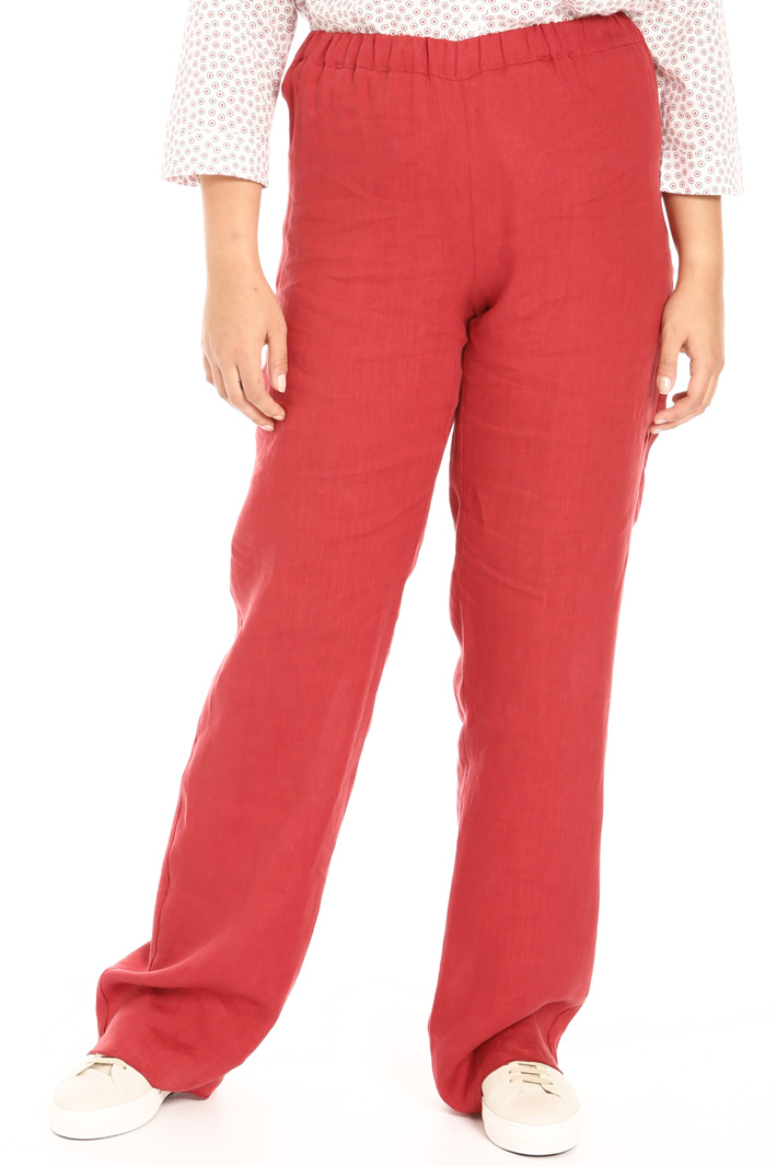 Palazzo trousers in linen Intrend Palazzo trousers in linen Intrend