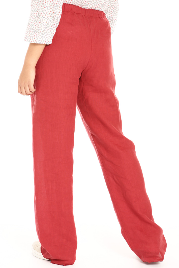 Palazzo trousers in linen Intrend Palazzo trousers in linen Intrend