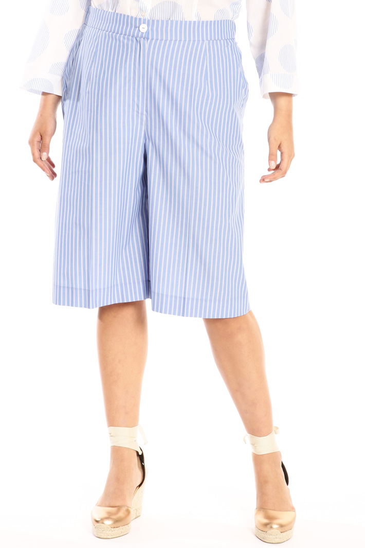 Pure cotton midi trousers Intrend Pure cotton midi trousers Intrend