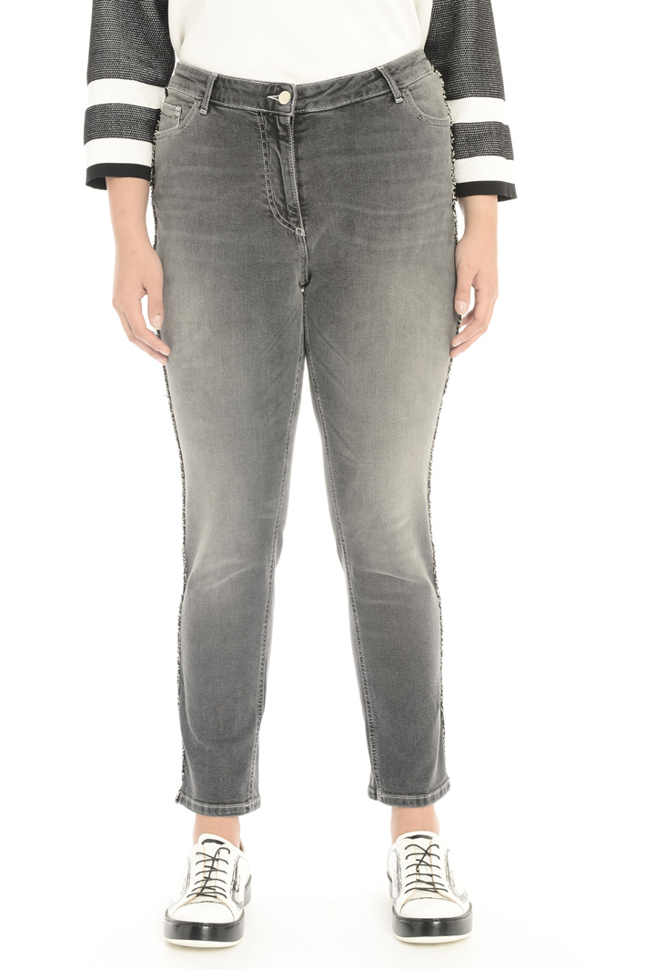 Stretch denim trousers Intrend Stretch denim trousers Intrend