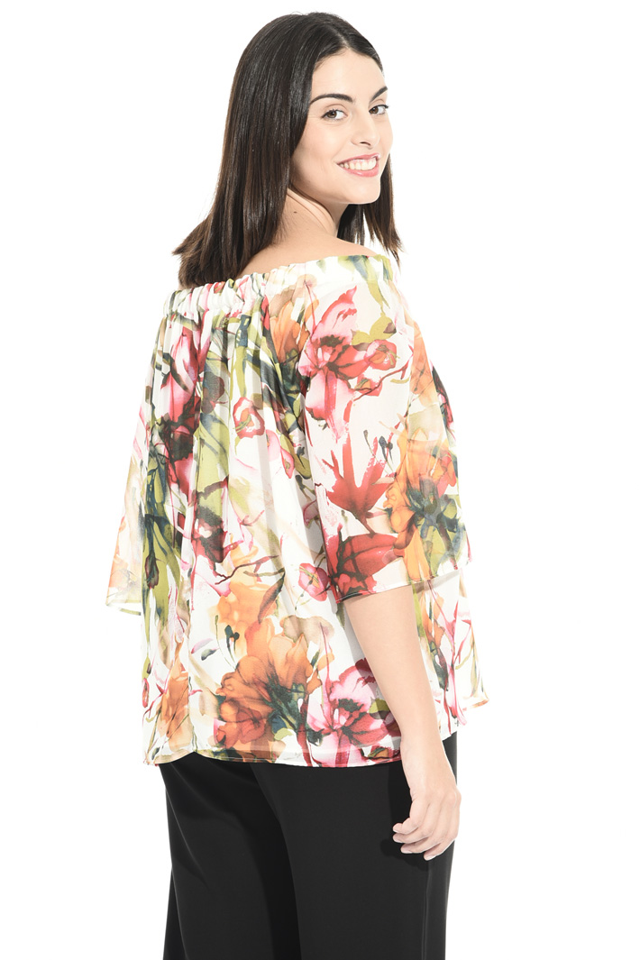Printed georgette tunic Intrend Printed georgette tunic Intrend