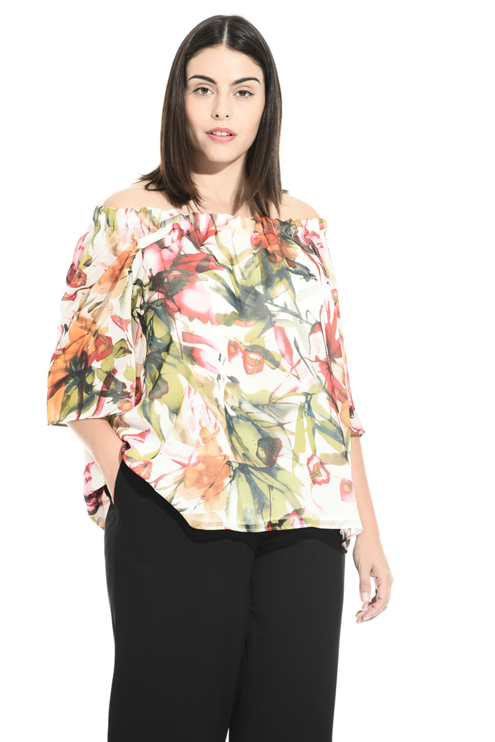 Printed georgette tunic Intrend Printed georgette tunic Intrend