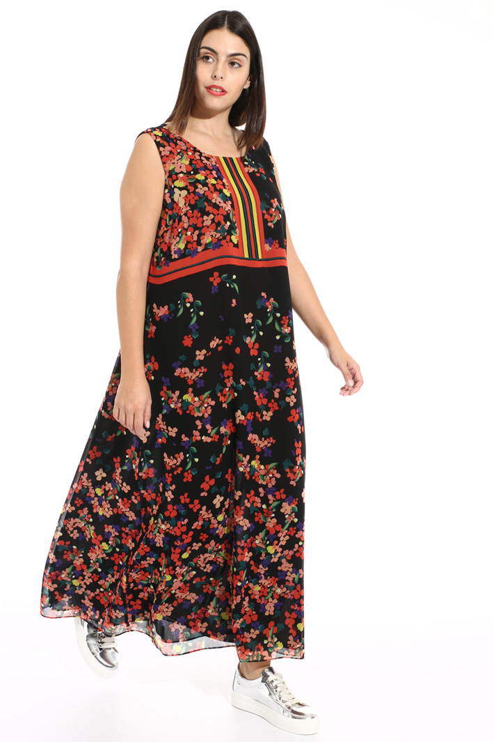 Long georgette dress Intrend Long georgette dress Intrend
