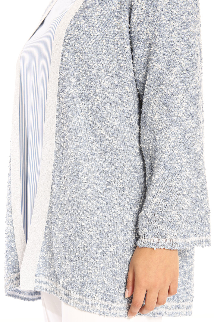 Lurex knitted cardigan Intrend Lurex knitted cardigan Intrend