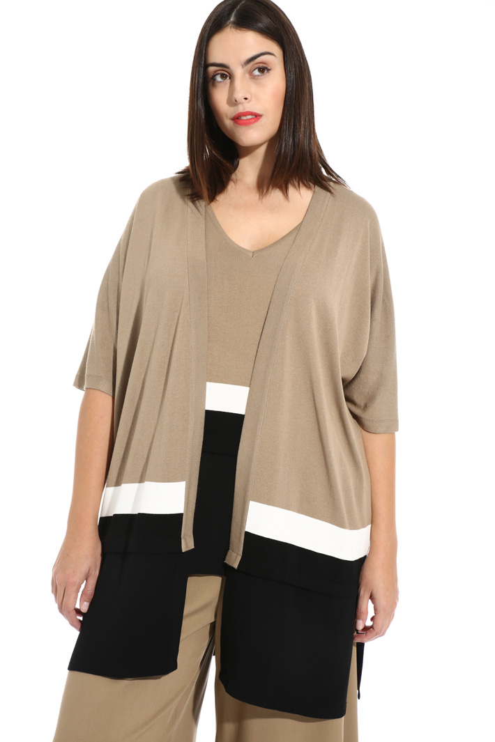 Stretch viscose cardigan Intrend Stretch viscose cardigan Intrend