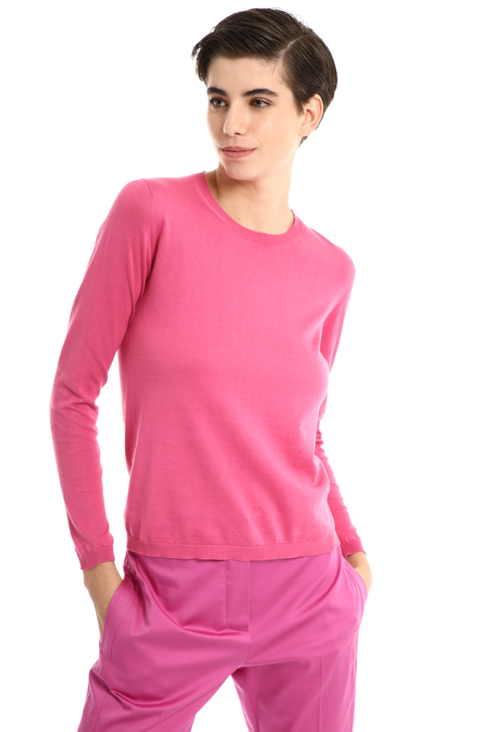 Cotton and silk sweater Intrend Cotton and silk sweater Intrend