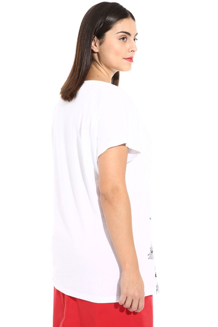 Maxi T-shirt in pure cotton Intrend Maxi T-shirt in pure cotton Intrend
